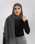 Chiffon -Dark Charcoal Gray