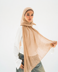 Marble Chiffon -Honey Beige
