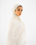 Marble Chiffon -Creamy Off-White