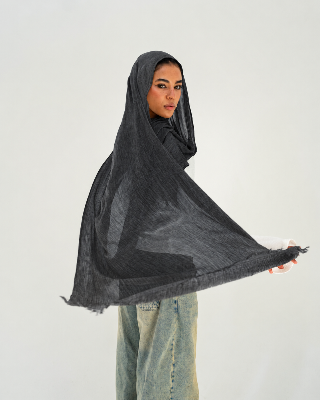 Rafild Cotton -Charcoal Black