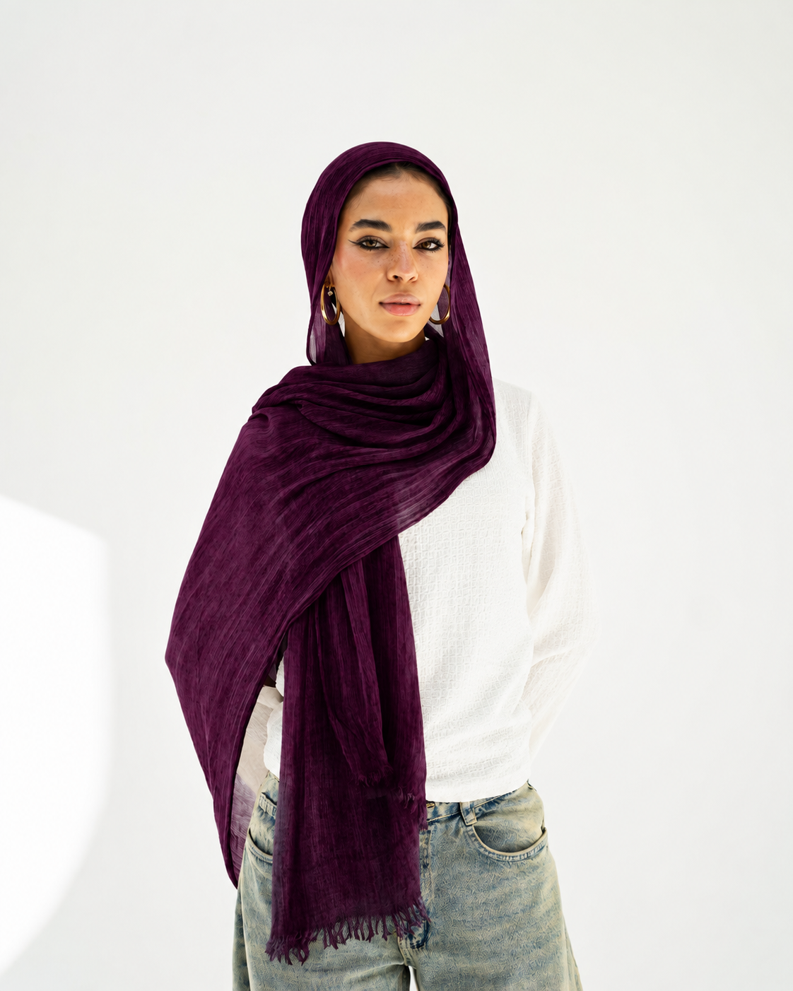 Rafild Cotton -Burgundy Wine