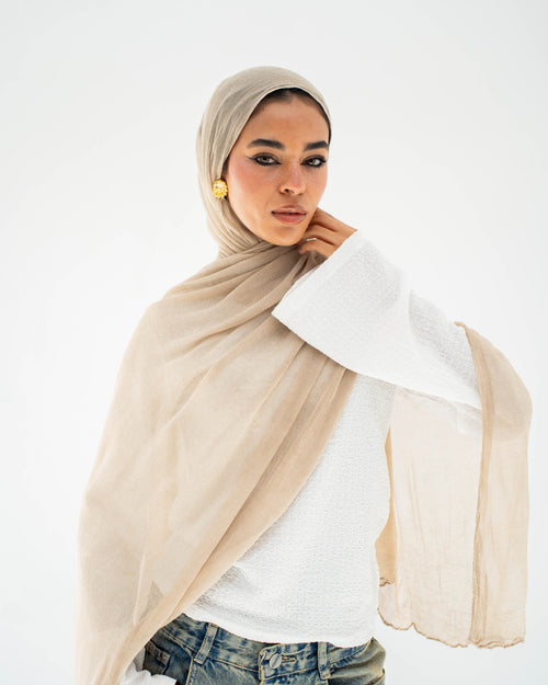 Marble Chiffon -Sand