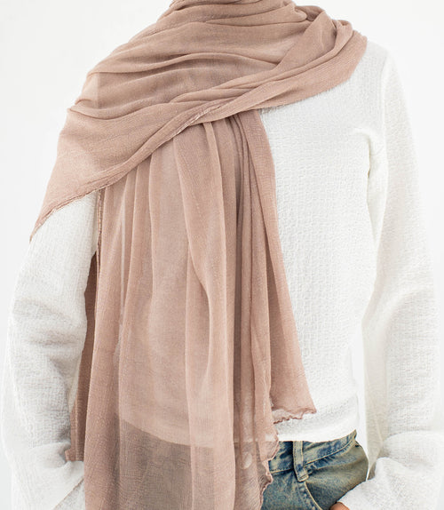 Marble Chiffon -Latte
